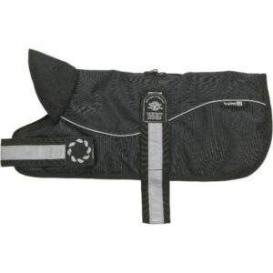 Outhwaite Refletctive Harness Coat Black 30cm