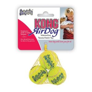 Kong Air Squeaker Tennis Ball (3Pk) Medium