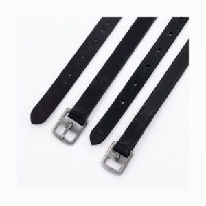 Hy Stirrup Leathers Black Childs 48"