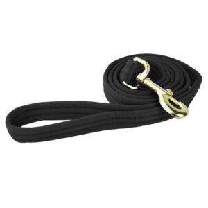 Hy Soft Webbing Lead Rein without chain, 2m - Black
