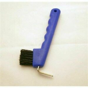 Lincoln Hoof Pick with Brush Blue