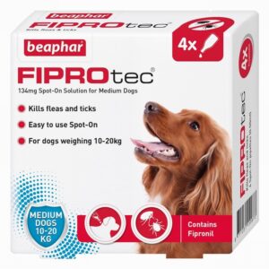 Beaphar Spot On Fiprotec Medium Dog 4 Pipette