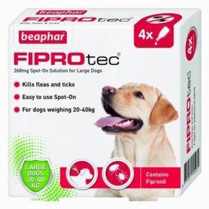 Beaphar Spot On Fiprotec Large Dog 4 Pipette