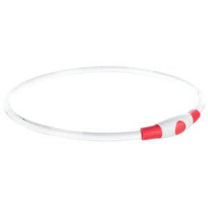 Trixie Flash Light Ring USB Red S-M 40cm