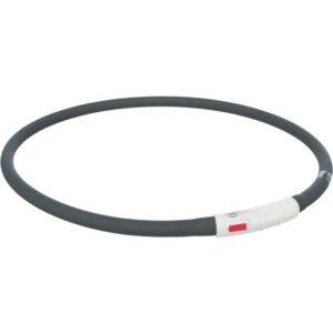 Trixie Flash Light Ring USB Silicone Black Cut to Size 70cm