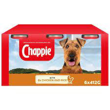 Chappie Chicken & Rice Tins (6Pk) 412g
