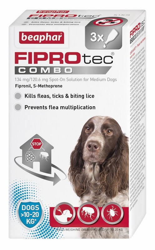 Beaphar FIPROtec Combo Medium Dog 3 pipette