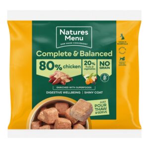 Natures Menu 80/20 Chicken Nuggets 1kg
