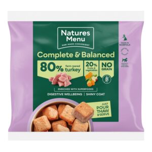 Natures Menu 80/20 Farm Reared Turkey Nuggets