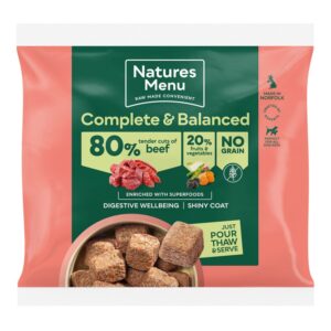 Natures Menu 80/20 Tender Cuts of Beef Nuggets 1kg