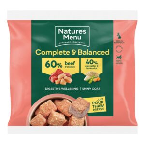 Natures Menu 60/40 Beef & Chicken Nuggets 1kg