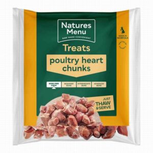 Natures Menu Bone Free Treats Poultry Hearts 1kg