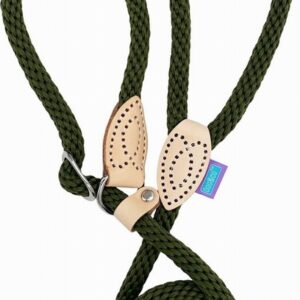 Hem & Boo 14mm Soft Touch Rope Slip Lead 60" Green