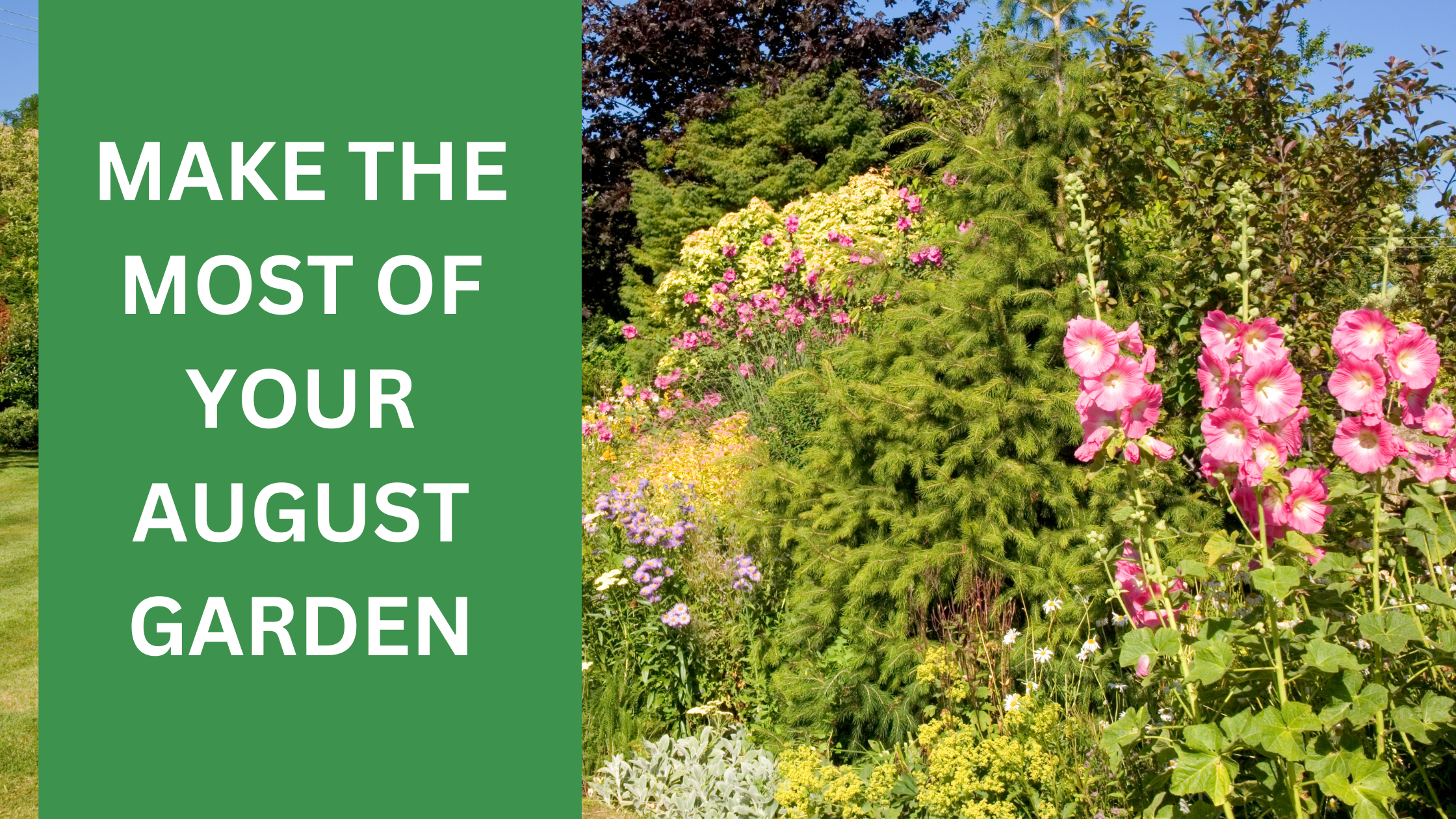 August gardening blog header August gardening jobs